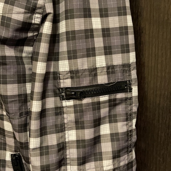 Jack & Jones Jeans Intelligence Men’s Gray/Black Plaid Bomber Style Jacket SZ M - Picture 5 of 16